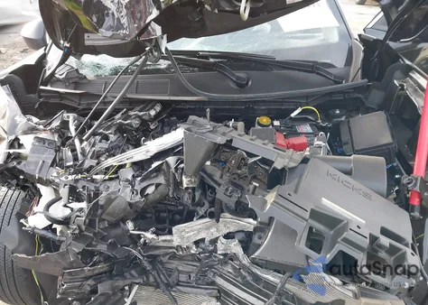 2025 Nissan Kicks S Fwd из США, поврежденный, VIN 3N8AP6BAXSL394044